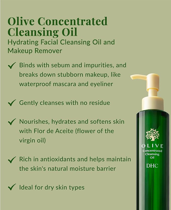 DHC Olive Concentrated Cleansing Oil, 5 Ounces, Pack of 1