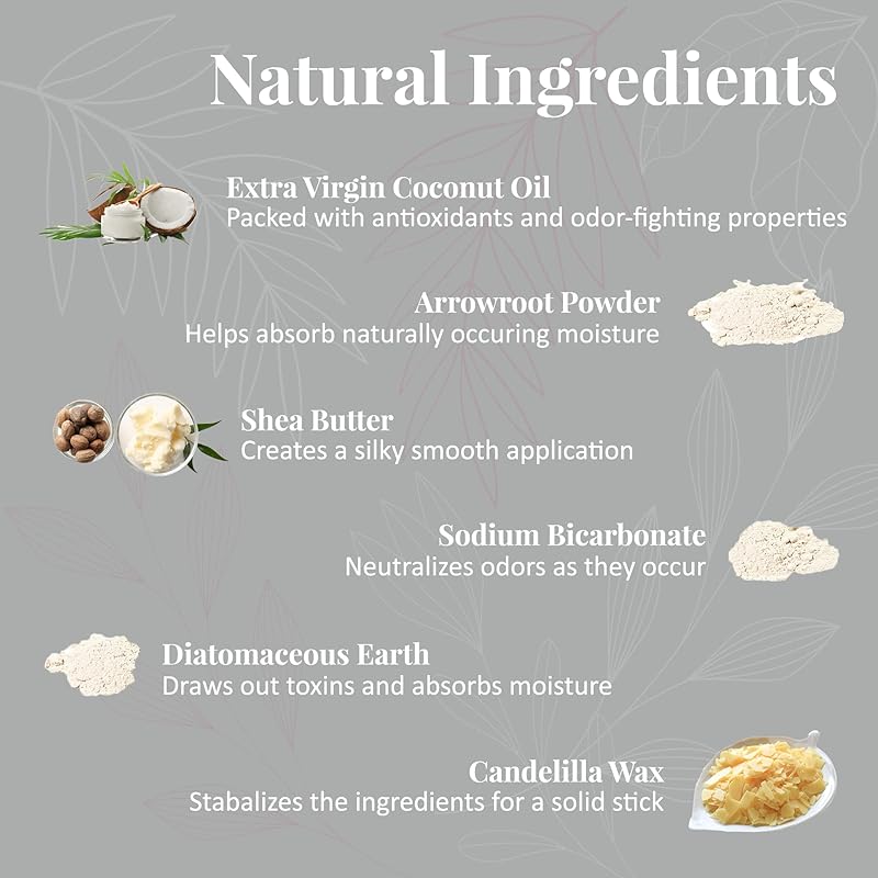 J&L Naturals Aluminum Free Deodorant for Men & Women | 100% Natural Ingredients With Coconut Oil, Shea Butter, & Essential Oils | Sustainable, Eco-Friendly (Citrus & Spicy, 3.0 Oz (Pack of 4))