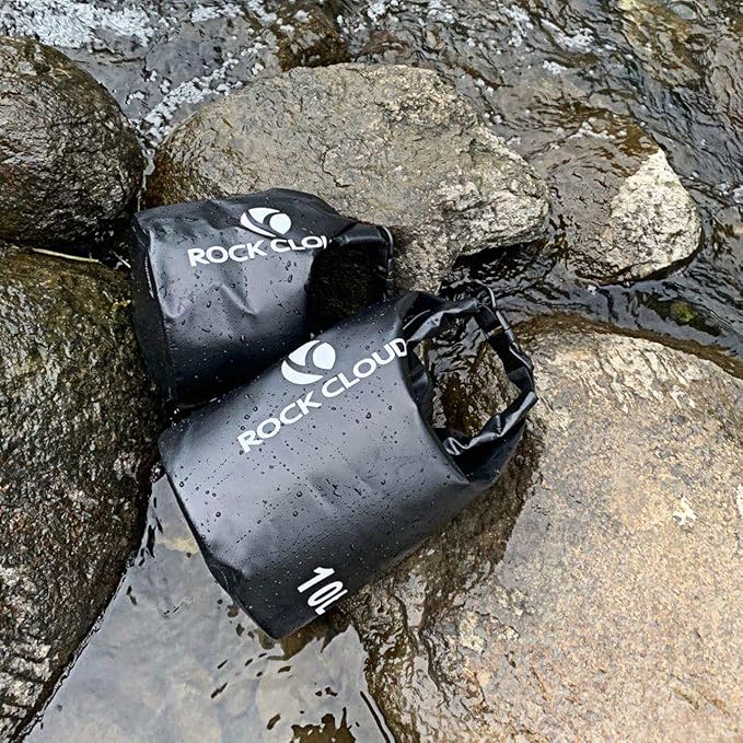 ROCK CLOUD Dry Bag Waterproof 40L Dry Sack for Kayaking Rafting Boating Beach Surfing Swimming Canoe Camping Hiking Fishing Ski, Yellow