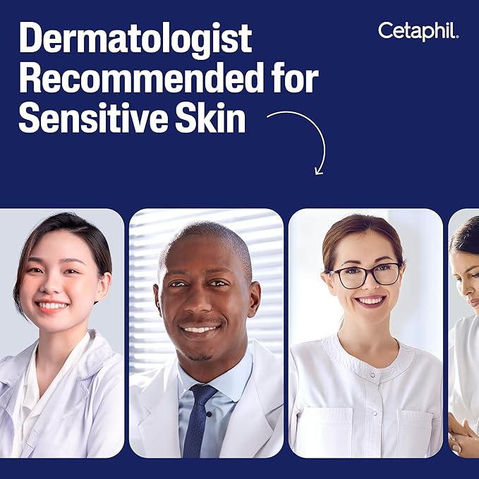 Cetaphil Face Wash, Daily Facial Cleanser for Sensitive, Combination to Oily Skin, 4 Oz 3 Pack, Gentle Foaming, Soap Free, Hypoallergenic