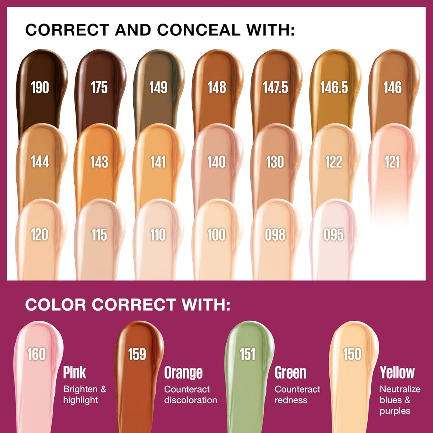Maybelline Instant Age Rewind Instant Eraser Multi-Use Concealer, Crease-Resistant Coverage, Up to 12HR Moisturizing Wear, 143, 1 Count