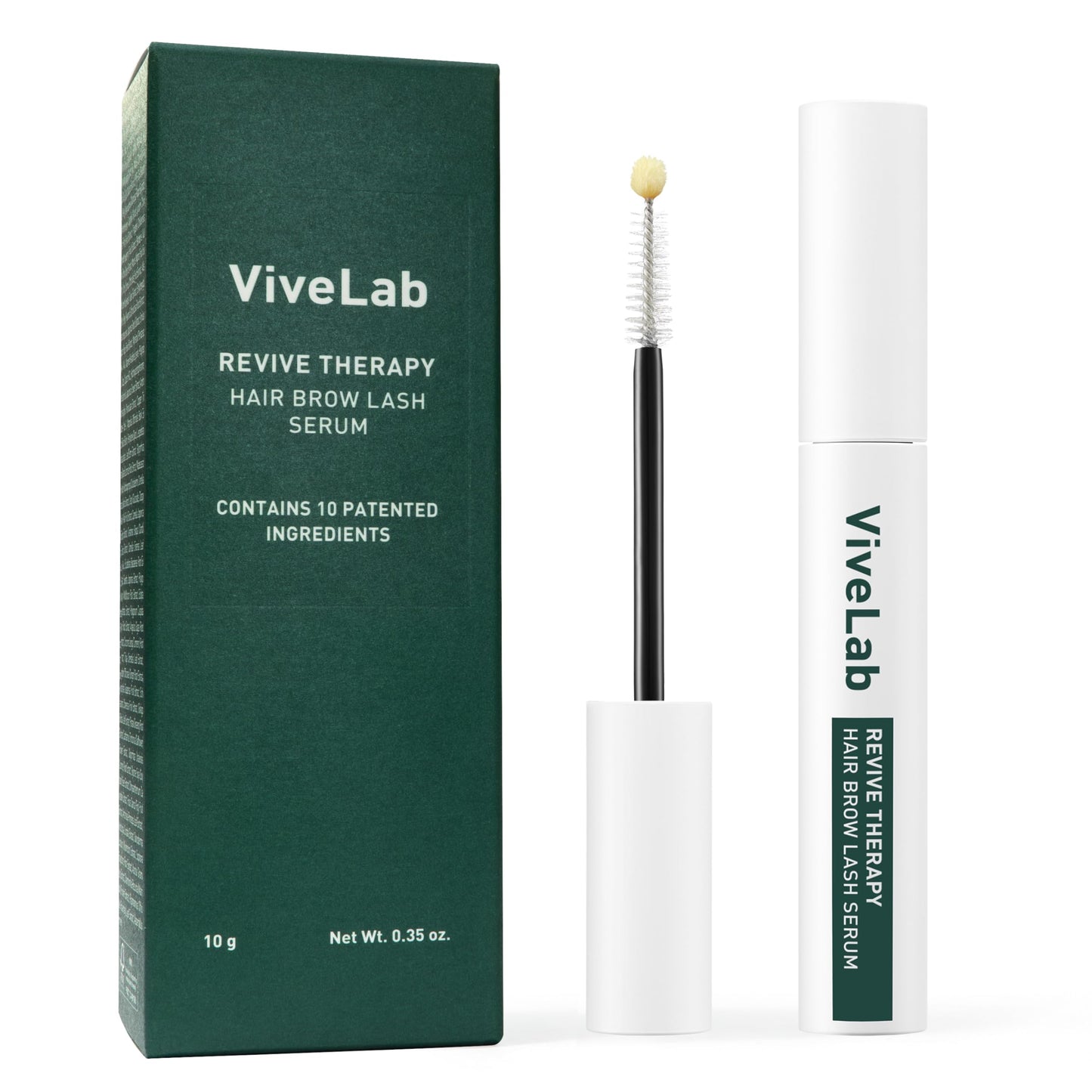 Biotin Lash Serum - Eyelash and Eyebrow Growth Serum for Thicker, Fuller Lashes and Brows, Korean Dermatologist-Developed, 0.35oz