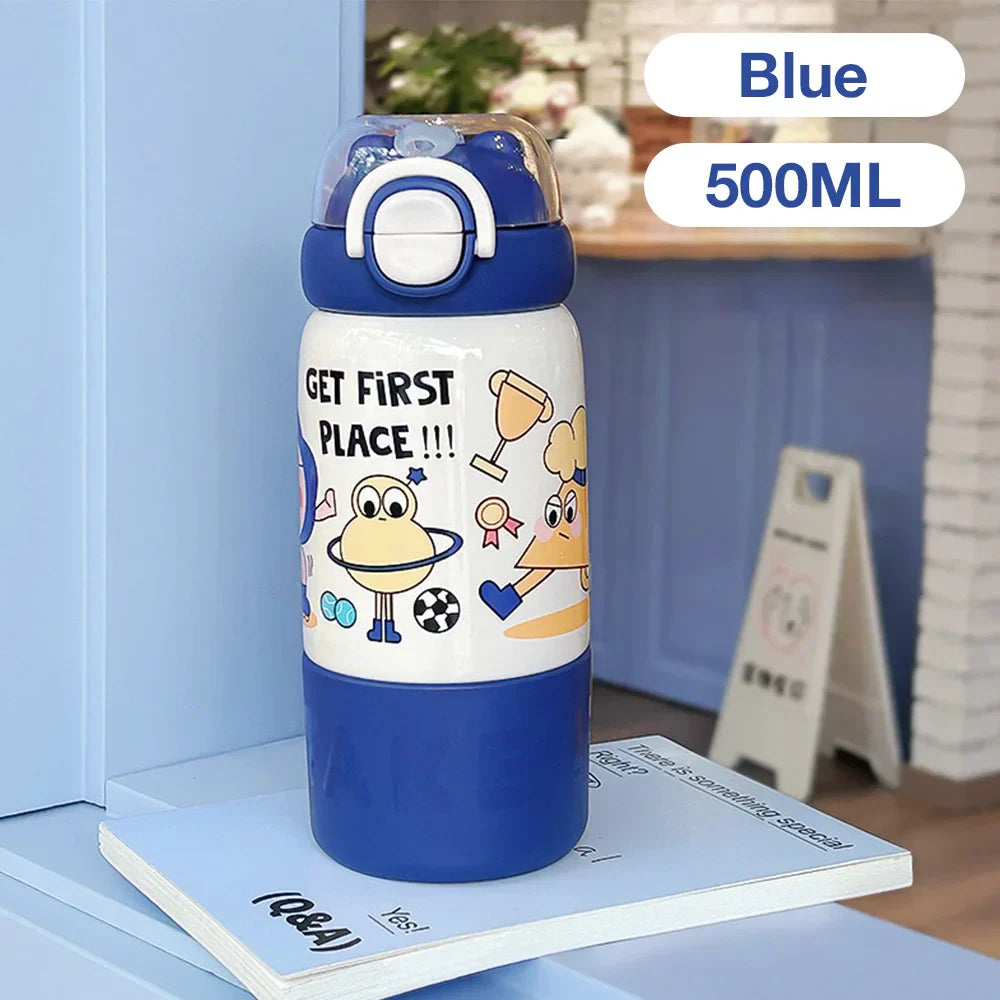 Kids Water Bottle For Outdoor  - Stainless Steel