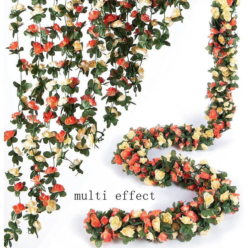 250CM Artificial Rose Vine Decoration