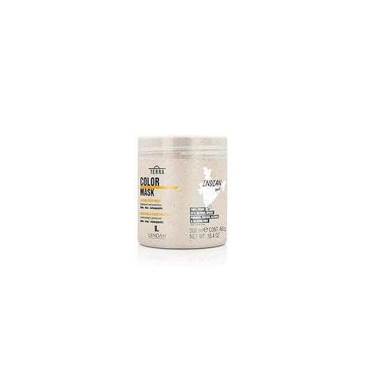 Lendan - Colored Hair Mask Terra Color 500 ml Intensive Nourishing Repairs Fiber Prolongs Intensity Protects Shiny Vegan