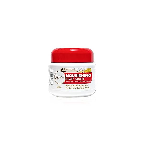 Anyeluz Nourishing Hair Mask Combats Dryness and Provides Shine, Infused withPro-Vitamin B5 Organic Blend that Revitalizes Damaged