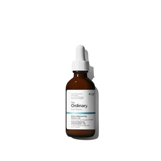 The Ordinary Hair Care Natural Moisturizing Factors + Hyaluronic Acid, Lightweight Hydrating Scalp Serum with Acid and Squalane, 2 Fl Oz