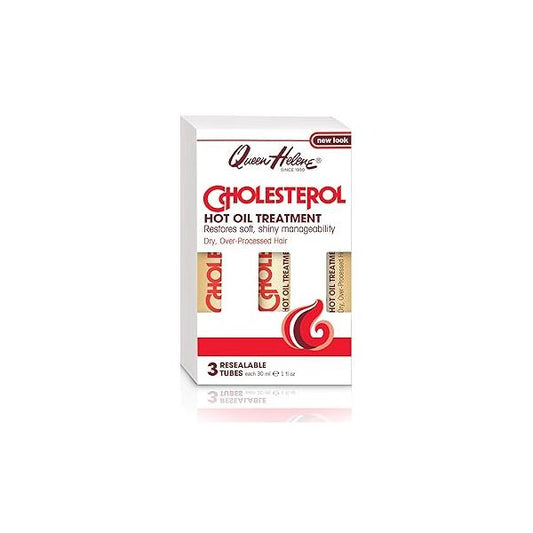 Queen Helene Cholesterol Hot Oil Treatment, 1 Oz, 3 Count (Pack of 6) (Packaging May Vary)