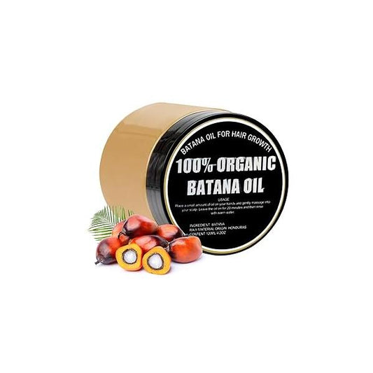 Raw Batana Oil Hair Treatment - Nourish and Revitalize for Smooth, Tangle-Free Easy Application Intensive Hydration Growth