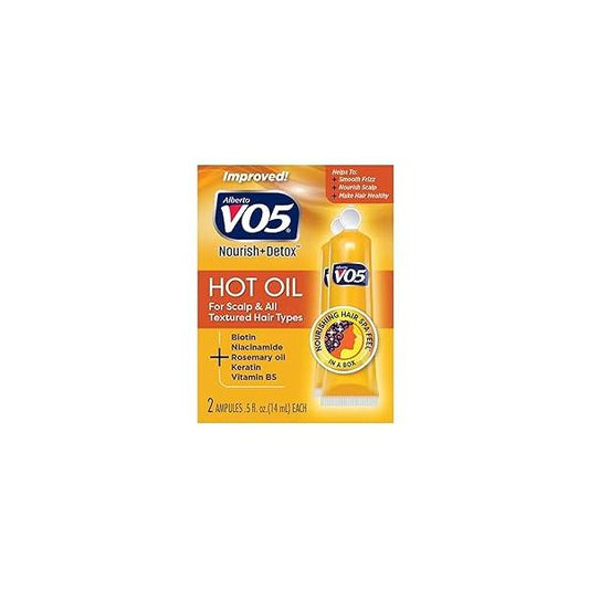 Vo5 Hot Oil Therapy Treatment 2 Count 0.5 Ounce (14ml) (6 Pack)
