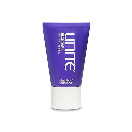 UNITE Hair - BLONDA Fix Toning Mask Tones Brass In 1 Use, Repairs, Strengthens, For Blondes, 4oz